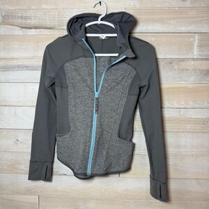 Ivivva by Lululemon Ready To Perform Hooded Zip Up Jacket Girls Size 12